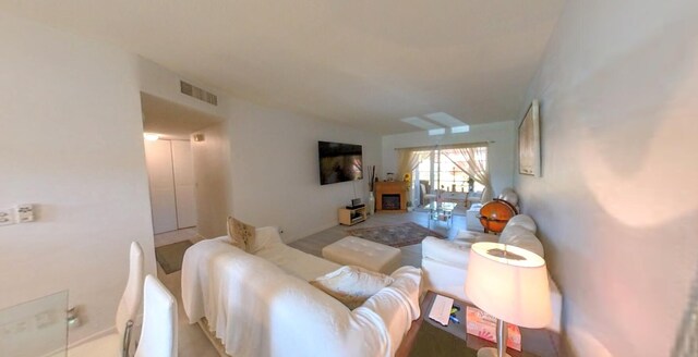 view of living area