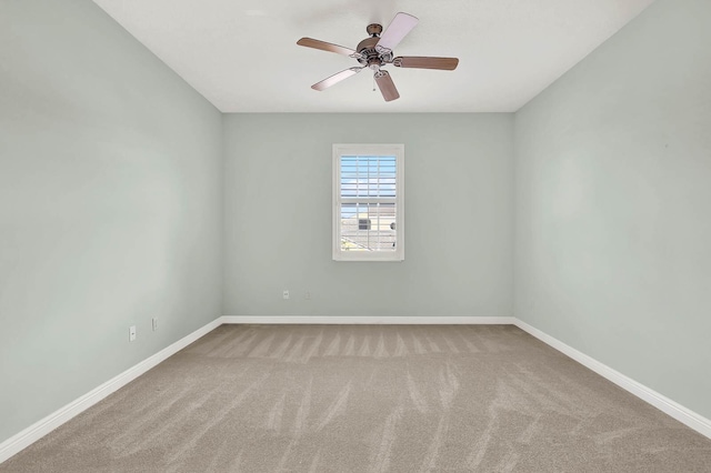 1500 Mariner Bay Blvd Unit 1500, Fort Pierce, FL 34949 - empty room with baseboards, carpet, and a ceiling fan