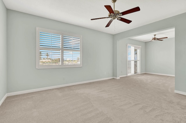 1500 Mariner Bay Blvd Unit 1500, Fort Pierce, FL 34949 - carpeted spare room with baseboards and ceiling fan