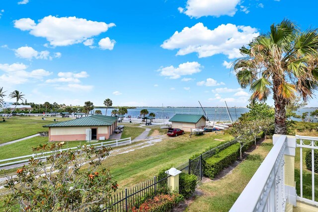 1500 Mariner Bay Blvd Unit 1500, Fort Pierce, FL 34949 - water view with fence
