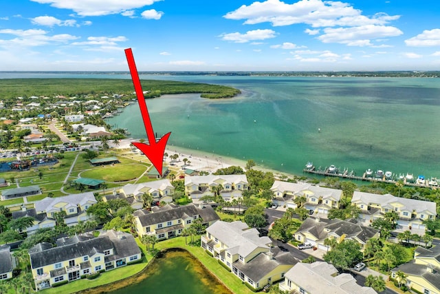 1500 Mariner Bay Blvd Unit 1500, Fort Pierce, FL 34949 - aerial overview of property's location featuring a large body of water and nearby suburban area
