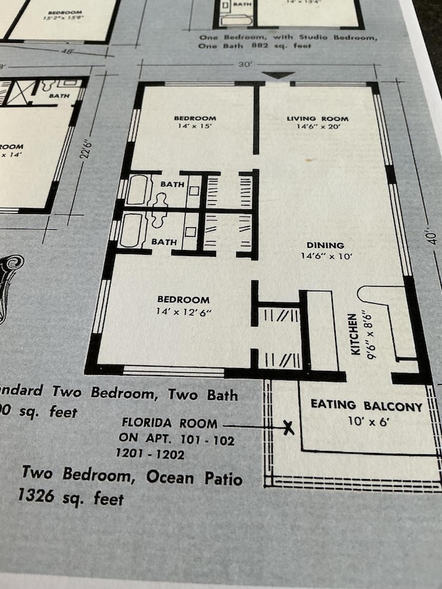 1470 S Ocean Blvd Unit 1201, Lauderdale By The Sea, FL 33062 - home floor plan