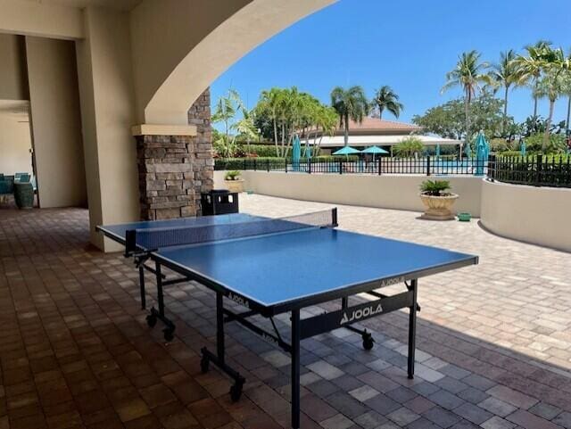 203 Evergrene Pkwy, Palm Beach Gardens, FL 33410 - view of patio featuring fence