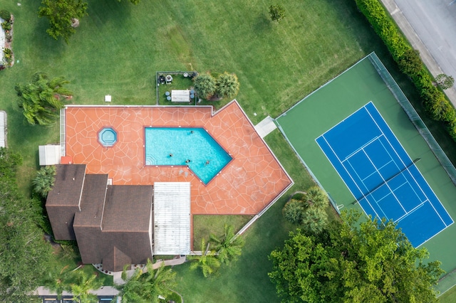 drone / aerial view