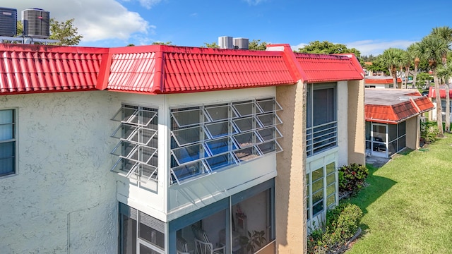 view of property featuring central AC