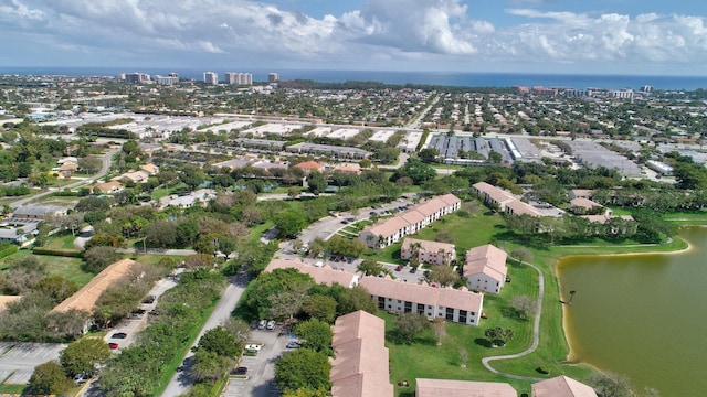 320 Norwood Ter Unit N114, Boca Raton, FL 33431 - aerial overview of property's location featuring a large body of water