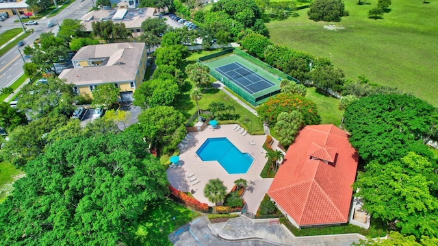 320 Norwood Ter Unit N114, Boca Raton, FL 33431 - aerial view of a pool