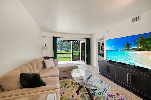 320 Norwood Ter Unit N114, Boca Raton, FL 33431 - living room with light wood-style flooring