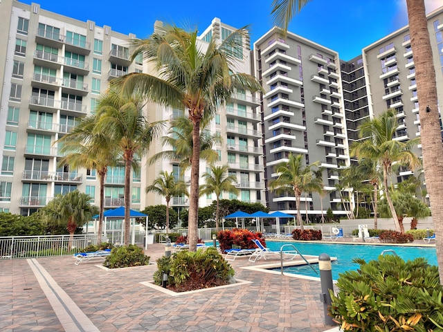 300 S Australian Ave Unit 801, West Palm Beach, FL 33401 - community pool featuring fence