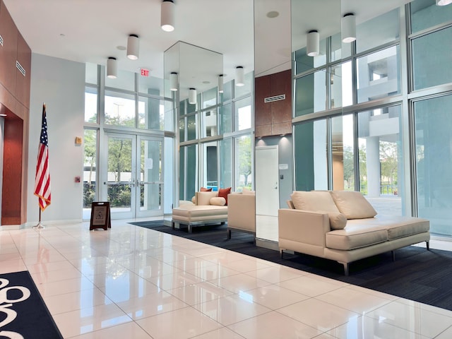 300 S Australian Ave Unit 801, West Palm Beach, FL 33401 - building lobby with a high ceiling