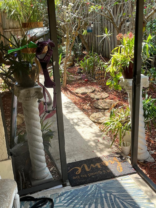 7514 Sierra Dr E, Boca Raton, FL 33433 - view of patio featuring fence