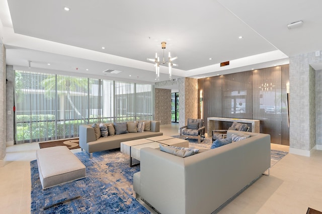 community lobby with recessed lighting