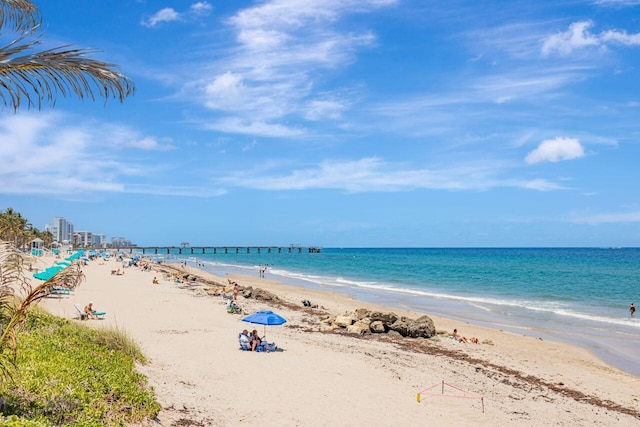 water view with local beach