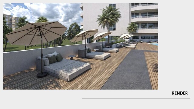 view of deck