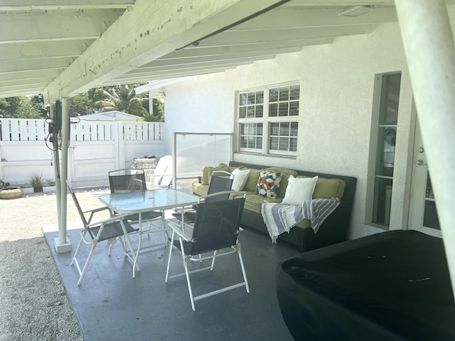 1119 S Ridge St, Lake Worth, FL 33460 - view of patio / terrace with outdoor dining area