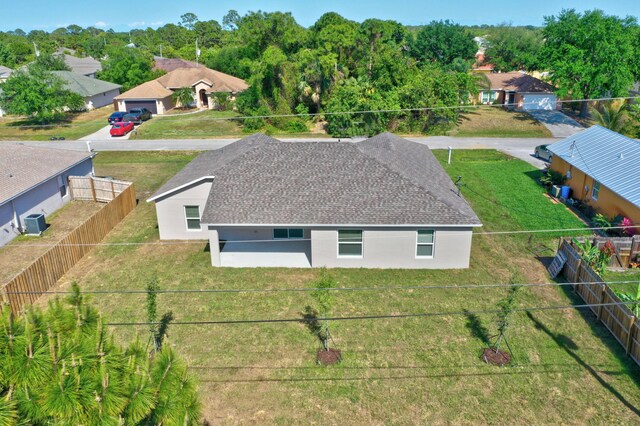view from above of property