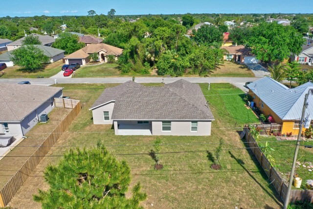 aerial perspective of suburban area