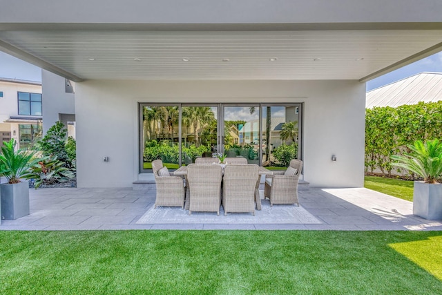 view of patio / terrace featuring outdoor dining area