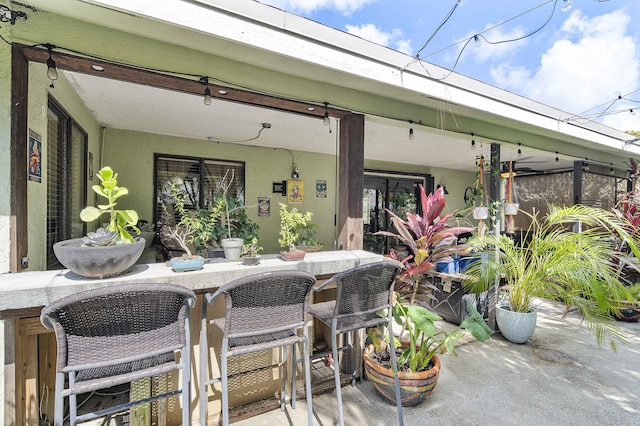view of patio