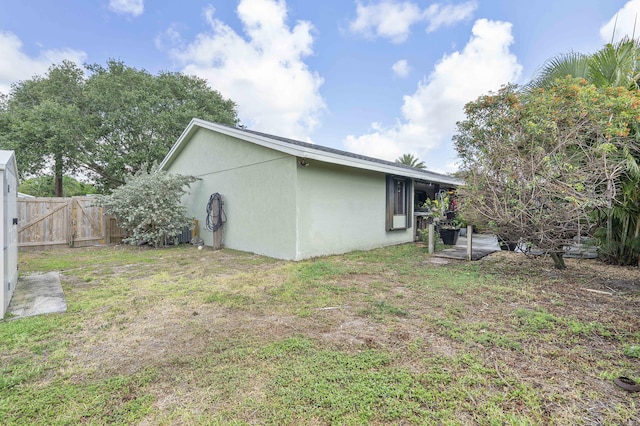 view of property exterior featuring stucco siding