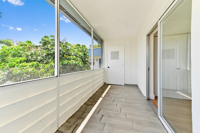 278 Normandy F, Delray Beach, FL 33484 - view of unfurnished sunroom