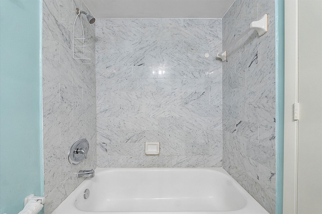 bathroom featuring shower / bath combination
