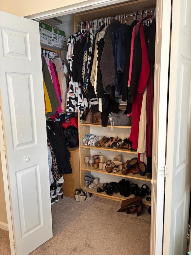view of closet