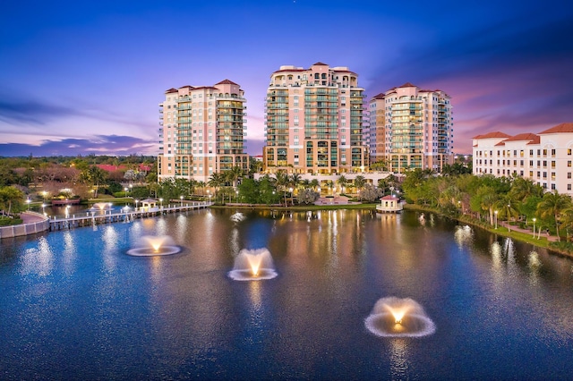 3610 Gardens Pkwy Unit 403A, Palm Beach Gardens, FL 33410 - water view featuring nearby urban area