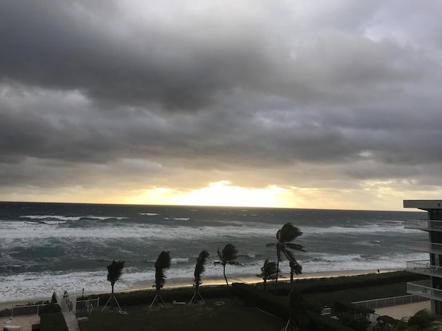 3230 S Ocean Blvd Unit D511, Palm Beach, FL 33480 - water view with local beach