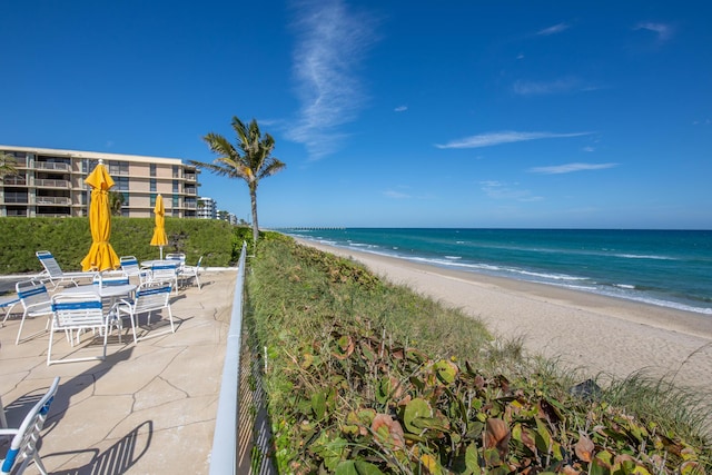 3230 S Ocean Blvd Unit D511, Palm Beach, FL 33480 - water view featuring local beach