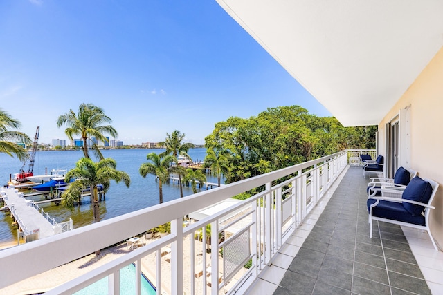 250 Bradley Pl Unit 408, Palm Beach, FL 33480 - balcony with a water view