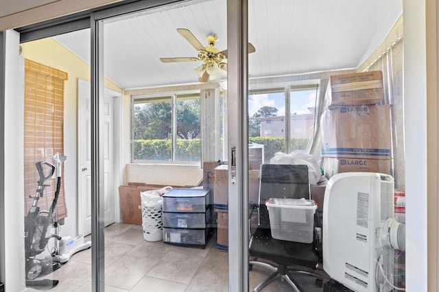 2538 Boundbrook Dr S Unit 140, West Palm Beach, FL 33406 - sunroom with vaulted ceiling