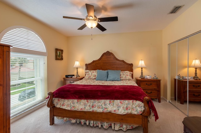 7897 Monarch Ct, Delray Beach, FL 33446 - bedroom featuring carpet floors and a ceiling fan