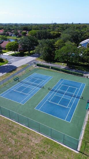 3790 Silver Lace Ln, Boynton Beach, FL 33436 - view of tennis court