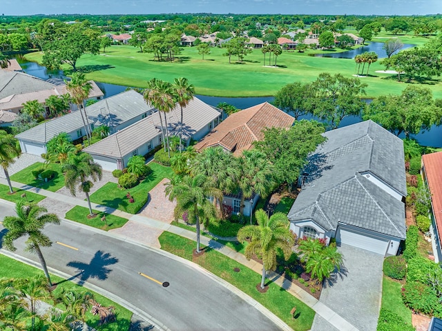 5455 S Fountains Dr S, Lake Worth, FL 33467 - aerial perspective of suburban area featuring a nearby body of water and a local golf course