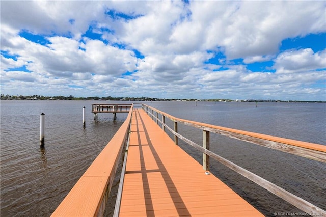 1925 SW Palm City Rd Unit C, Stuart, FL 34994 - dock featuring a water view