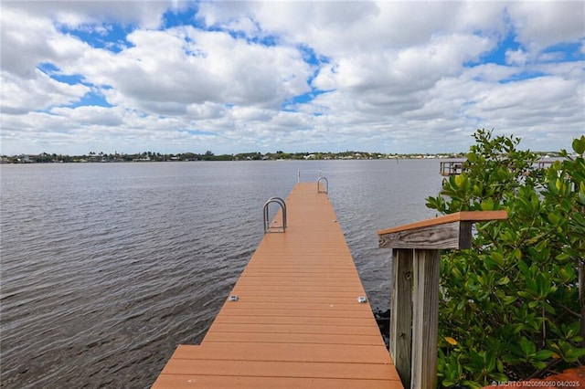 1925 SW Palm City Rd Unit C, Stuart, FL 34994 - dock with a water view