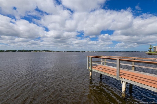 1925 SW Palm City Rd Unit C, Stuart, FL 34994 - dock area featuring a water view