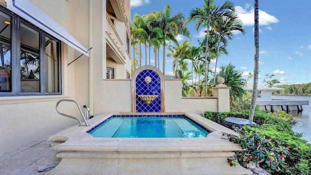 view of pool