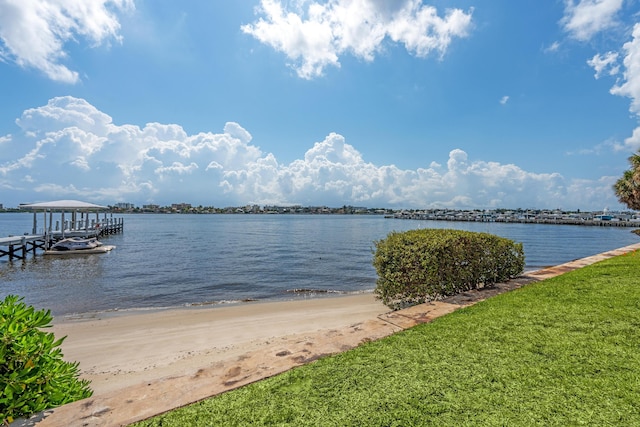 896 N Federal Hwy Unit 121, Lantana, FL 33462 - water view featuring a dock