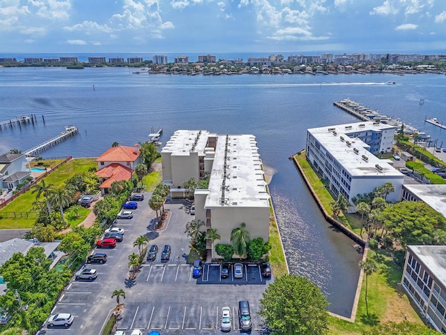 896 N Federal Hwy Unit 121, Lantana, FL 33462 - drone / aerial view of a view of skyline and a large body of water