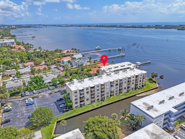 896 N Federal Hwy Unit 121, Lantana, FL 33462 - drone / aerial view of a nearby body of water
