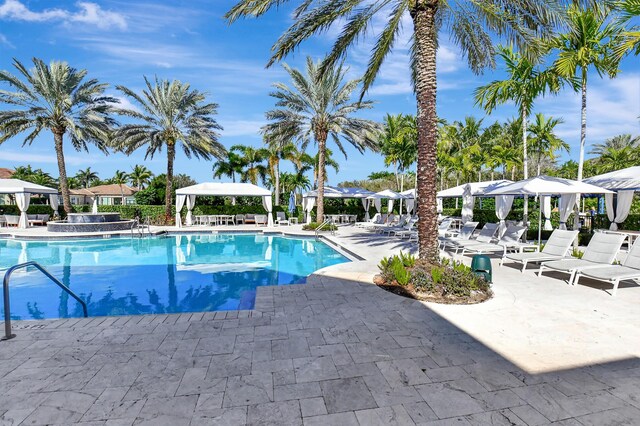 8979 Little Falls Way, Delray Beach, FL 33446 - community pool featuring a patio area