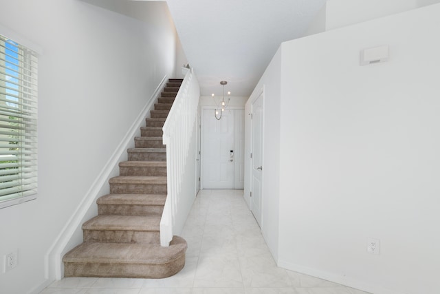 4718 NW 59th Mnr, Coconut Creek, FL 33073 - stairway with baseboards