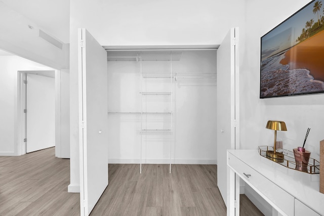view of closet