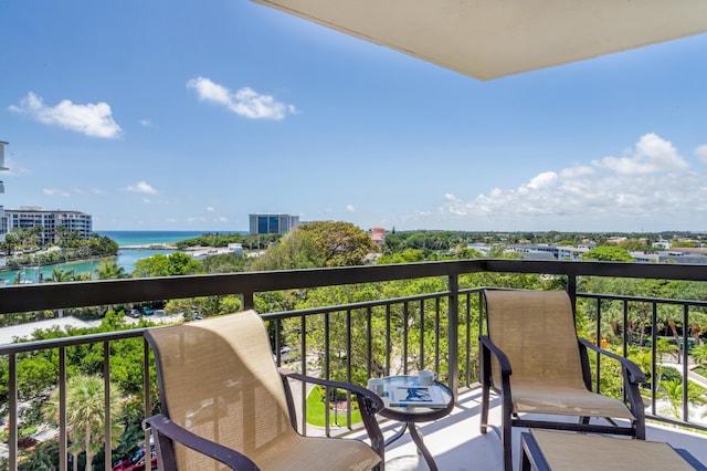 901 E Camino Real Unit 7C, Boca Raton, FL 33432 - balcony with a water view