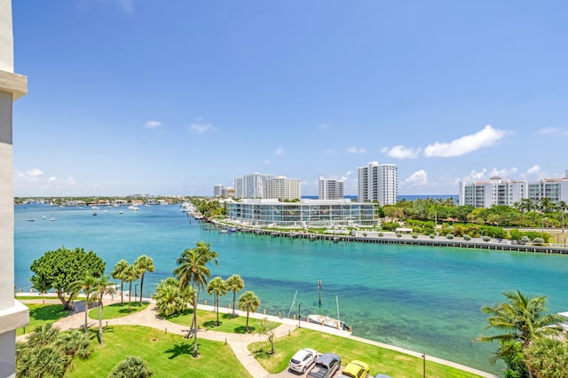 901 E Camino Real Unit 7C, Boca Raton, FL 33432 - water view with nearby urban area