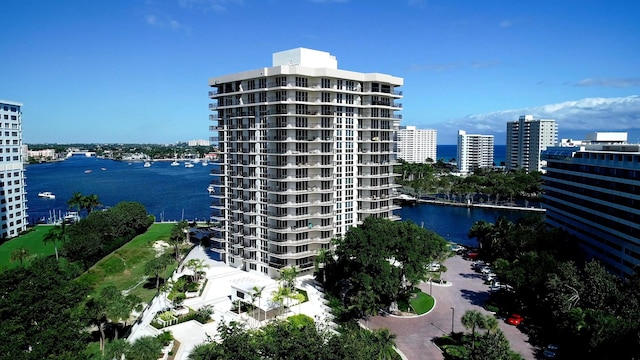 901 E Camino Real Unit 7C, Boca Raton, FL 33432 - water view with nearby urban area