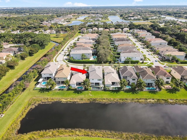 16323 Pantheon Pass, Delray Beach, FL 33446 - aerial view of residential area with a nearby body of water