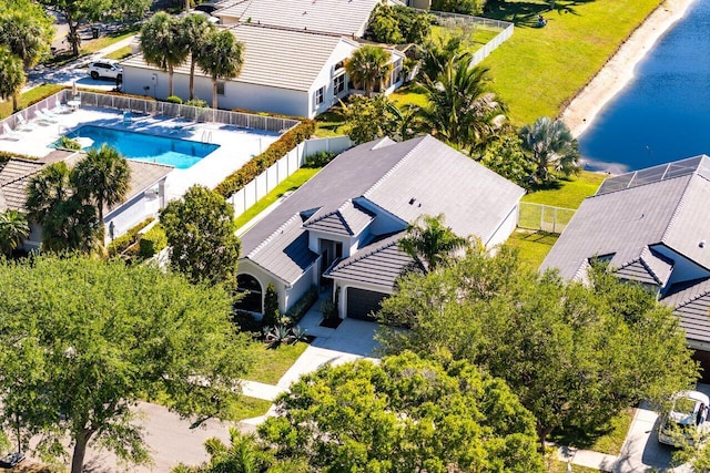 1175 Sea Grape Cir, Delray Beach, FL 33445 - view of subject property featuring a nearby body of water and a pool area